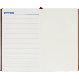 Ежедневник недатированный Attache Flex искусственная кожа Soft Touch А5 136 листов коричневый с фиксирующей резинкой (коричневый обрез)