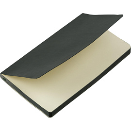 Ежедневник недатированный Attache Flex искусственная кожа Soft Touch А5 136 листов зелёный с фиксирующей резинкой (зелёный обрез)