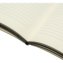 Ежедневник недатированный Attache Flex искусственная кожа Soft Touch А5 136 листов зелёный с фиксирующей резинкой (зелёный обрез)