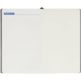 Ежедневник недатированный Attache Flex искусственная кожа Soft Touch А5 136 листов серый с фиксирующей резинкой (серый обрез)