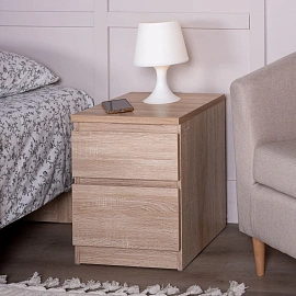 Тумба ШС_Кастор 2 ящика дуб сонома