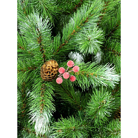 Елка новогодняя Beatrees Ice Tiffany настольная 45 см заснеженная с шишками