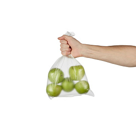 Пакет фасовочный 24x37 см ПНД 12 мкм прозрачный (1000 штук в упаковке)