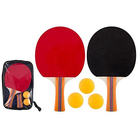 Набор для пинг-понга Победитъ PPS-04 (2 ракетки, 3 мяча, сумка) фото Набор для пинг-понга Победитъ PPS-04 (2 ракетки, 3 мяча, сумка)