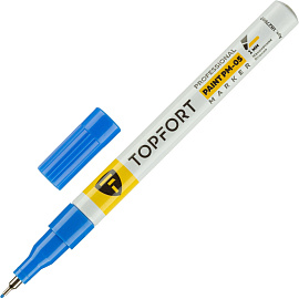 Маркер промышленный TOPFORT Paint для универсальной маркировки синий 1 мм