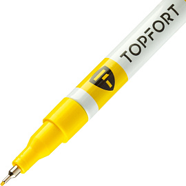 Маркер промышленный лаковый TOPFORT ZP1103 жёлтый 1 мм (1827699) фото Маркер промышленный лаковый TOPFORT ZP1103 жёлтый 1 мм (1827699)