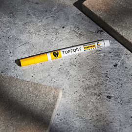 Маркер промышленный лаковый TOPFORT ZP1103 жёлтый 1 мм (1827699) фото Маркер промышленный лаковый TOPFORT ZP1103 жёлтый 1 мм (1827699)