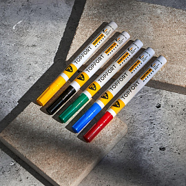 Маркер промышленный лаковый TOPFORT ZP1103 жёлтый 1 мм (1827699) фото Маркер промышленный лаковый TOPFORT ZP1103 жёлтый 1 мм (1827699)