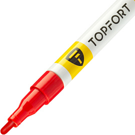 Маркер промышленный лаковый TOPFORT ZP1101 красный 2 мм (1827832) фото Маркер промышленный лаковый TOPFORT ZP1101 красный 2 мм (1827832)