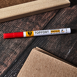 Маркер промышленный лаковый TOPFORT ZP1101 красный 2 мм (1827832) фото Маркер промышленный лаковый TOPFORT ZP1101 красный 2 мм (1827832)