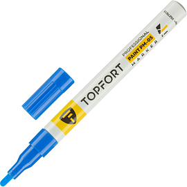 Маркер промышленный TOPFORT Paint для универсальной маркировки синий 2 мм