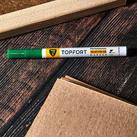 Маркер промышленный лаковый TOPFORT ZP1101 зелёный 2 мм (1827834) фото Маркер промышленный лаковый TOPFORT ZP1101 зелёный 2 мм (1827834)