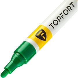 Маркер промышленный лаковый TOPFORT ZP1501 зелёный 4 мм (12 штук в упаковке, 1827840) фото Маркер промышленный лаковый TOPFORT ZP1501 зелёный 4 мм (12 штук в упаковке, 1827840)