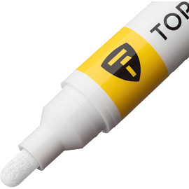 Маркер промышленный TOPFORT Paint для универсальной маркировки белый 3-6 мм фото Маркер промышленный TOPFORT Paint для универсальной маркировки белый 3-6 мм