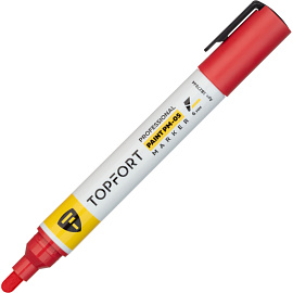 Маркер промышленный TOPFORT Paint для универсальной маркировки красный 3-6 мм фото Маркер промышленный TOPFORT Paint для универсальной маркировки красный 3-6 мм