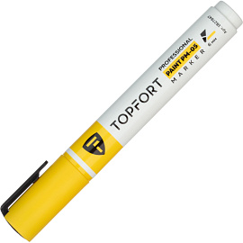 Маркер промышленный лаковый TOPFORT ZP1800 жёлтый 3-6 мм (1827847) фото Маркер промышленный лаковый TOPFORT ZP1800 жёлтый 3-6 мм (1827847)