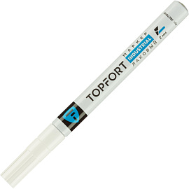 Маркер промышленный лаковый TOPFORT ZP1101 белый 2 мм (1827860) фото Маркер промышленный лаковый TOPFORT ZP1101 белый 2 мм (1827860)