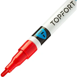 Маркер промышленный TOPFORT Industrial для универсальной маркировки красный 2 мм фото Маркер промышленный TOPFORT Industrial для универсальной маркировки красный 2 мм