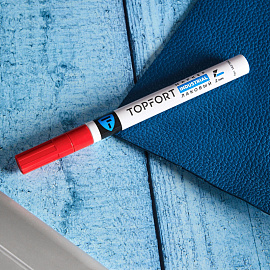 Маркер промышленный TOPFORT Industrial для универсальной маркировки красный 2 мм фото Маркер промышленный TOPFORT Industrial для универсальной маркировки красный 2 мм