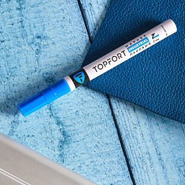 Маркер промышленный лаковый TOPFORT ZP1101 синий 2 мм (1827863) фото Маркер промышленный лаковый TOPFORT ZP1101 синий 2 мм (1827863)