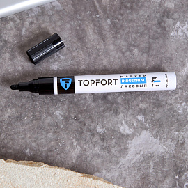 Маркер промышленный лаковый TOPFORT ZP1501 чёрный 4 мм (1827867) фото Маркер промышленный лаковый TOPFORT ZP1501 чёрный 4 мм (1827867)