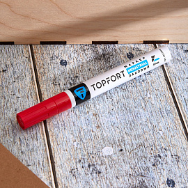 Маркер промышленный лаковый TOPFORT ZP1501 красный 4 мм (1827868) фото Маркер промышленный лаковый TOPFORT ZP1501 красный 4 мм (1827868)