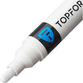 Маркер промышленный TOPFORT Industrial для универсальной маркировки белый 3-6 мм фото Маркер промышленный TOPFORT Industrial для универсальной маркировки белый 3-6 мм