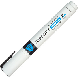 Маркер промышленный TOPFORT Industrial для универсальной маркировки белый 3-6 мм фото Маркер промышленный TOPFORT Industrial для универсальной маркировки белый 3-6 мм