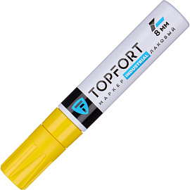 Маркер промышленный TOPFORT Industrial для универсальной маркировки желтый 6-8 мм