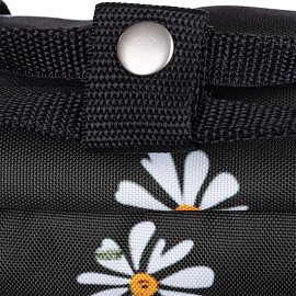 Рюкзак Комус Класс (№1 School) Квадро Ромашки 13 л чёрный