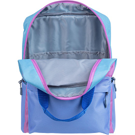 Рюкзак Комус Класс (№1 School) Квадро 13 л сиреневый/голубой