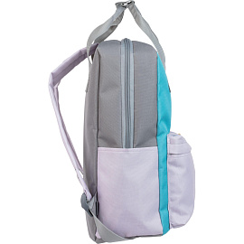 Рюкзак Комус Класс (№1 School) Квадро 13 л голубой/серый