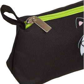 Пенал-косметичка односекционный Комус Класс (№1 School) Аниме Чиби черный