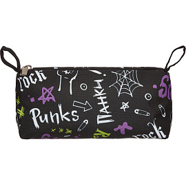Пенал-косметичка односекционный Комус Класс (№1 School) Панк черный