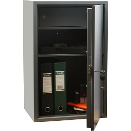 Шкаф металлический (архивный) для документов Cobalt TSL-66 (серый, 420x350x660 мм)