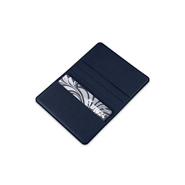 Картхолдер из экокожи синего цвета (FKKR-4E) фото Картхолдер из экокожи синего цвета (FKKR-4E)