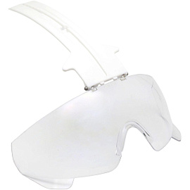 Очки защитные открытые строительные Еланпласт прозрачные с креплением на каску