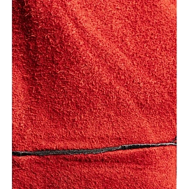 Краги сварщика спилковые TOPFORT пятипалые красные