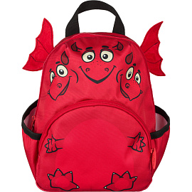 Рюкзак дошкольный Комус Три богатыря Горыныч красный