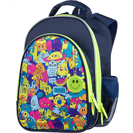 Рюкзак школьный ортопедический Комус Класс Максики синий