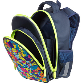 Рюкзак школьный ортопедический Комус Класс Максики синий