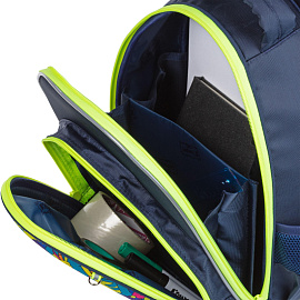 Рюкзак школьный ортопедический Комус Класс Максики синий