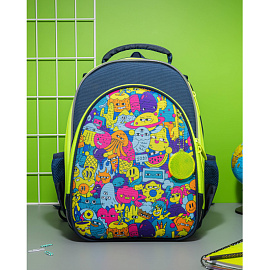 Рюкзак школьный ортопедический Комус Класс Максики синий