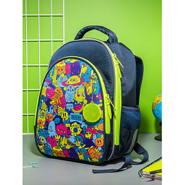 Рюкзак школьный ортопедический Комус Класс Максики синий