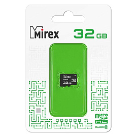Карта памяти 32 ГБ microSDHC Mirex 13612-MC10SD32 Class 10
