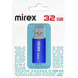 Флешка USB 2.0 32 ГБ Mirex Unit (13600-FMUAQU32)