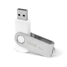 Флешка USB 2.0 8 ГБ Mirex Swivel (13600-FMUSWT08)