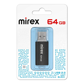 Флешка USB 2.0 64 ГБ Mirex Unit (13600-FMUUND64)