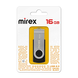 Флешка USB 2.0 16 ГБ Mirex Swivel (13600-FMURUS16)
