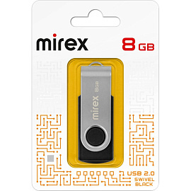 Флешка USB 2.0 8 ГБ Mirex Swivel (13600-FMURUS08)